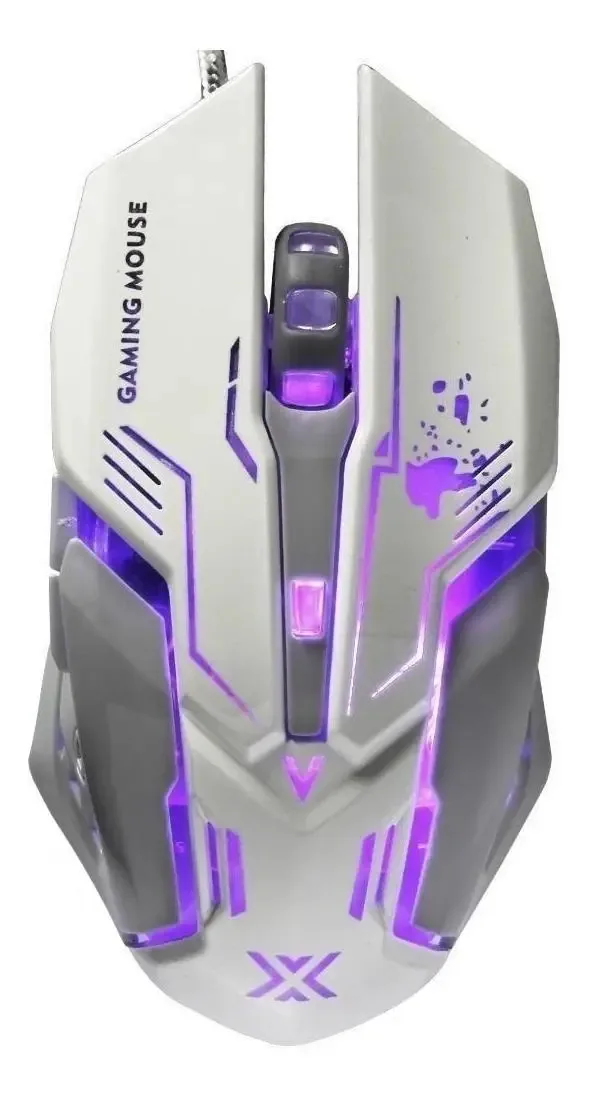Mouse gamer Infokit X-Soldado GM-600 branco