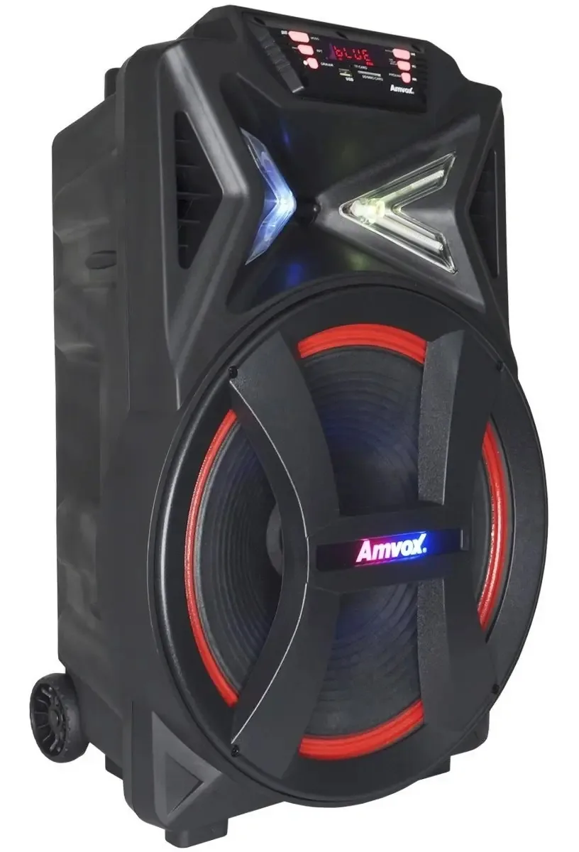 Caixa Som Amplificada Bluetooth 700w Tws Portátil + Pedestal