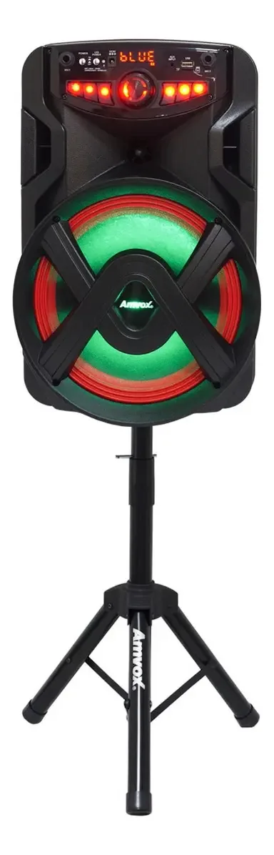 Caixa Som Amplificada Portátil Bluetooth 330w Tws + Pedestal