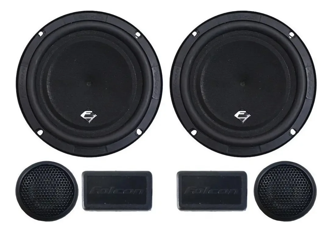 Kit Duas Vias 6 Polegadas 140wrms 4 Ohms Falcon Xk300-6