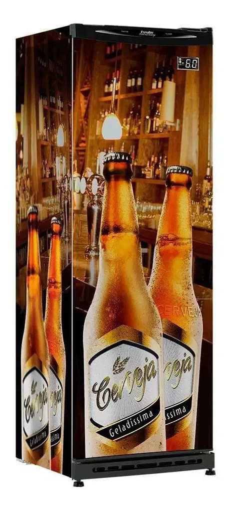 Cervejeira Esmaltec Cv300r Sistema Fast Freezer 300l Cor Adesivada
