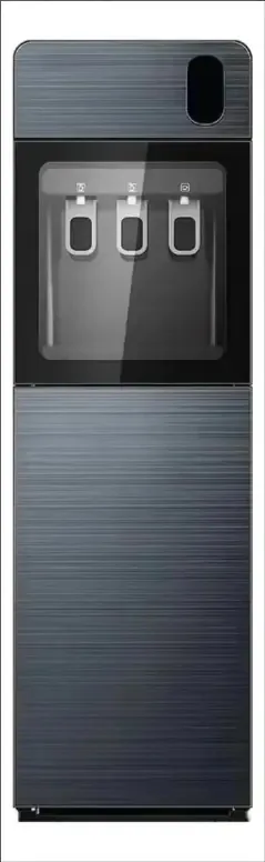 Dispensador elétrico de água Gagaxiao oculto Garrafon 3 Temperature Black Dispensador de água quente e fria oculto Refrigerador de água cinza