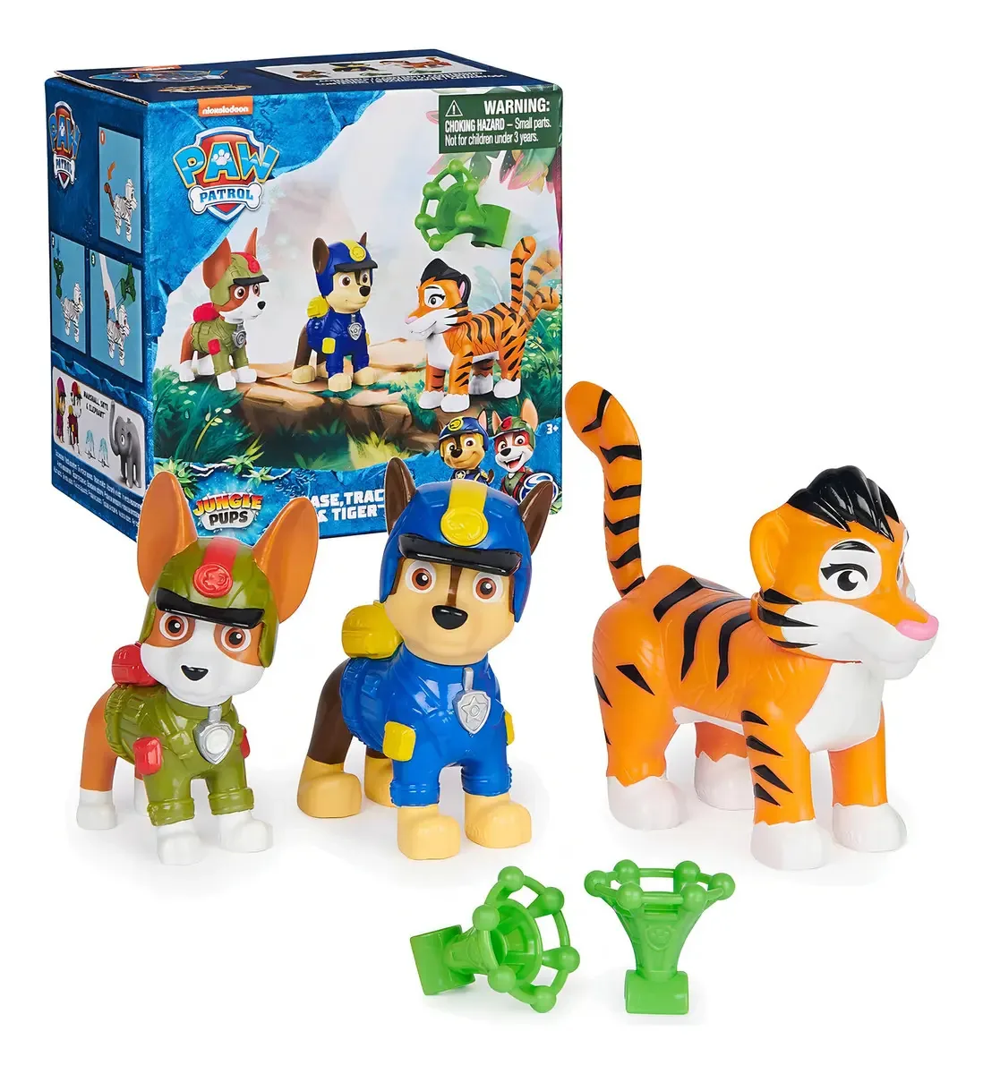 Figuras de ação Paw Patrol: Jungle Pups with Launcher, 3+ A