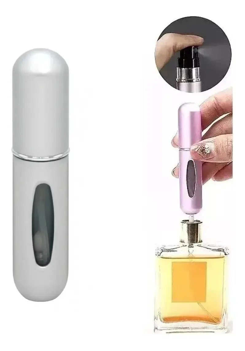 Mini perfumista portátil recarregável de 5 ml Atomizer Colors