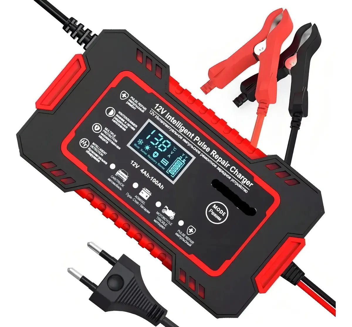 Carregador E Reparador Inteligente De Bateria Automotivo