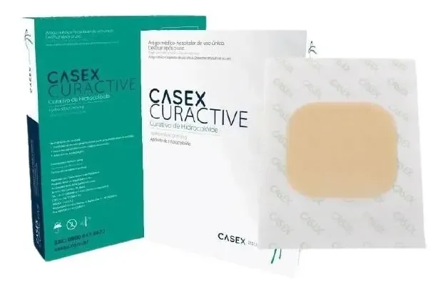 Kit 5 Unidades De Curativos Hidrocoloide 10cmx10cm Casex