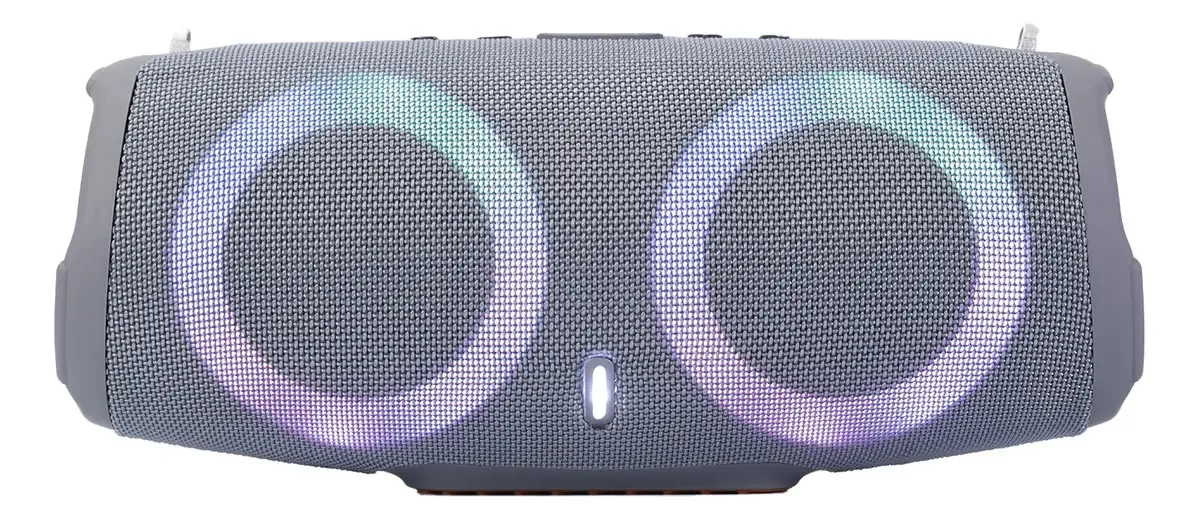 Caixa De Som Bluetooth C/ Alça Som Potente Portátil Led Cor Vermelho