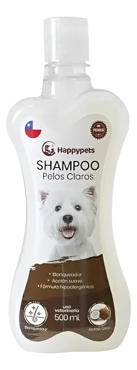 Shampoo para cães de pêlo claro