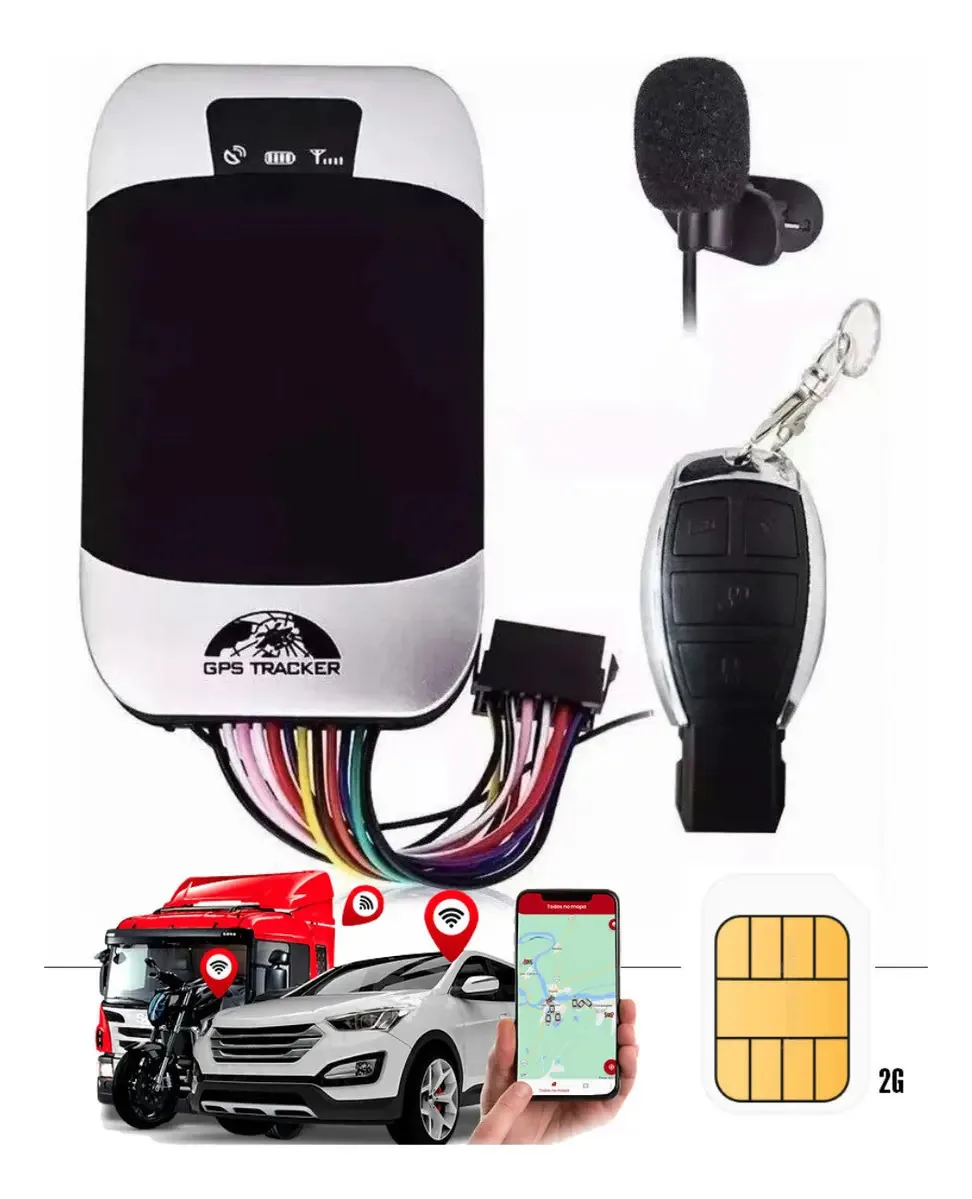 Rastreador Gps Bloqueador Veicular Tk303 G Prova D' Agua