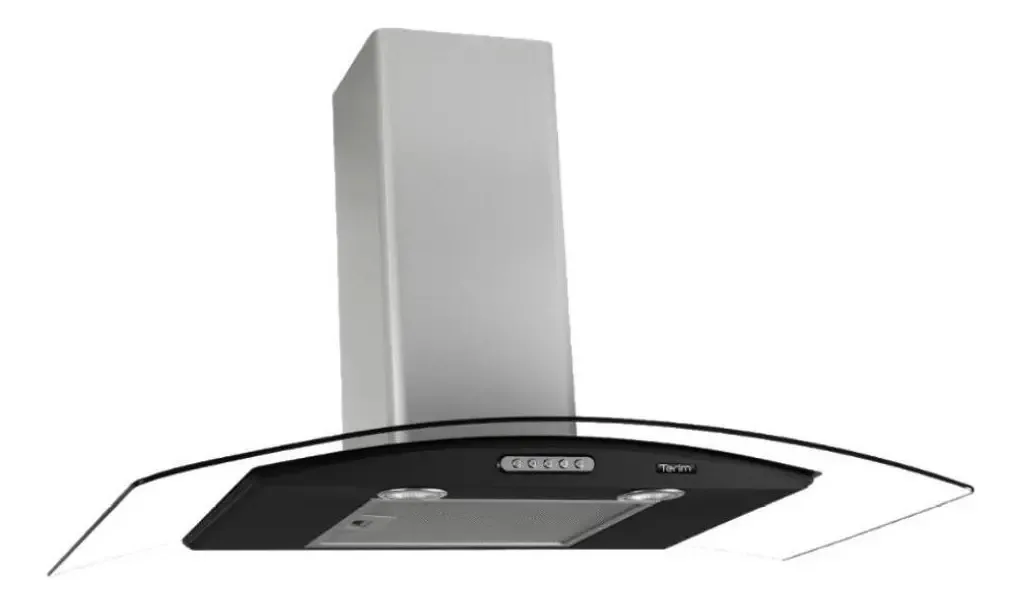 Exaustor Depurador De Cozinha Curvo Parede 60cmx5cmx45cm