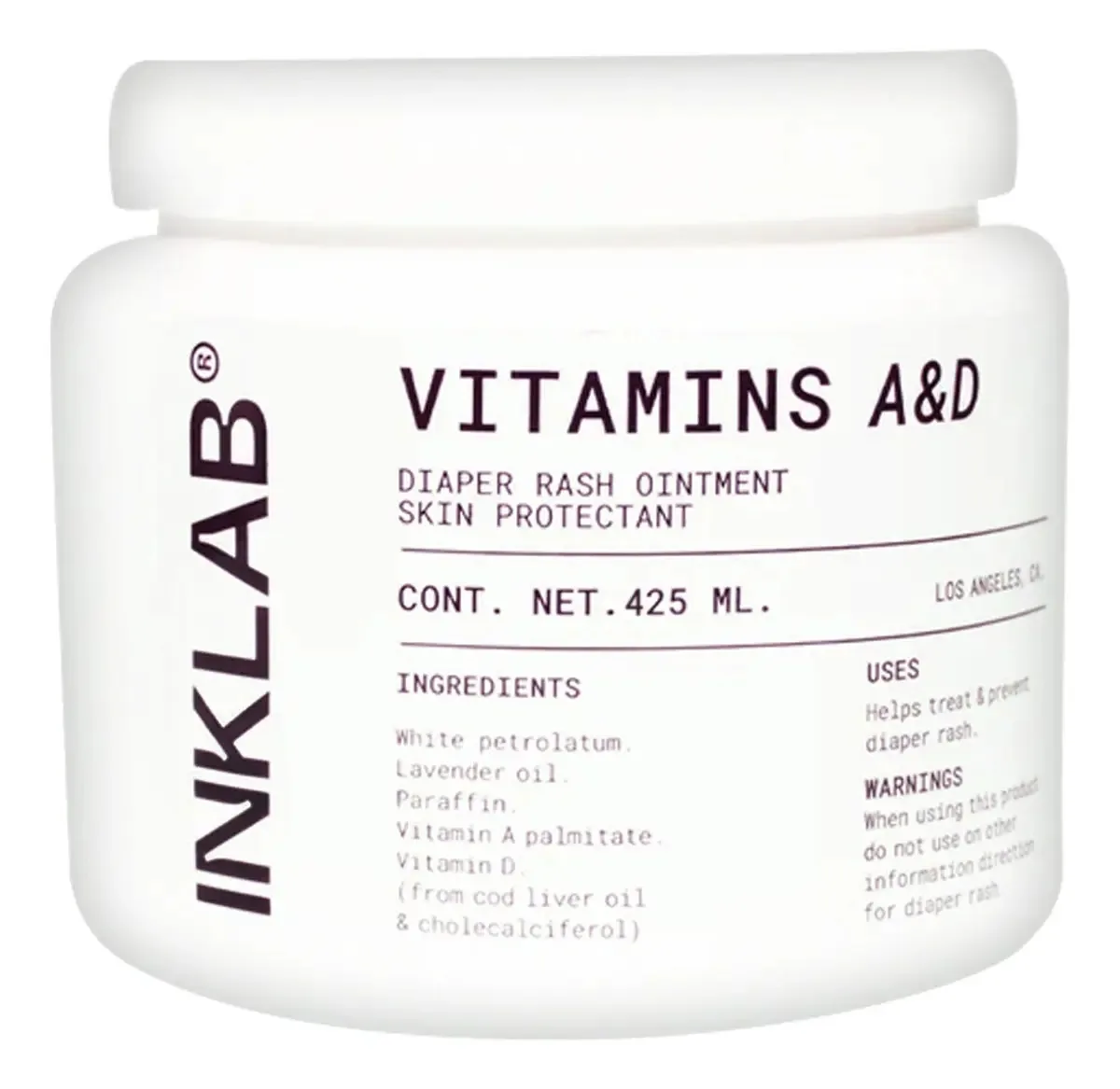 Creme de cuidado de tatuagem com vitamina A D Inklab Tattoo 425ml