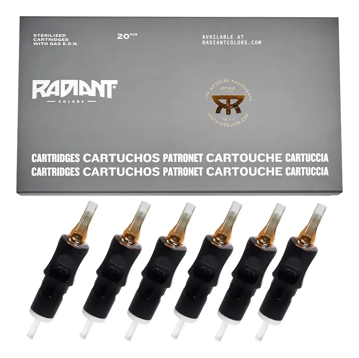 Agulhas de tatuagem RADIANT COLORS RMB calibre 809 x 20u