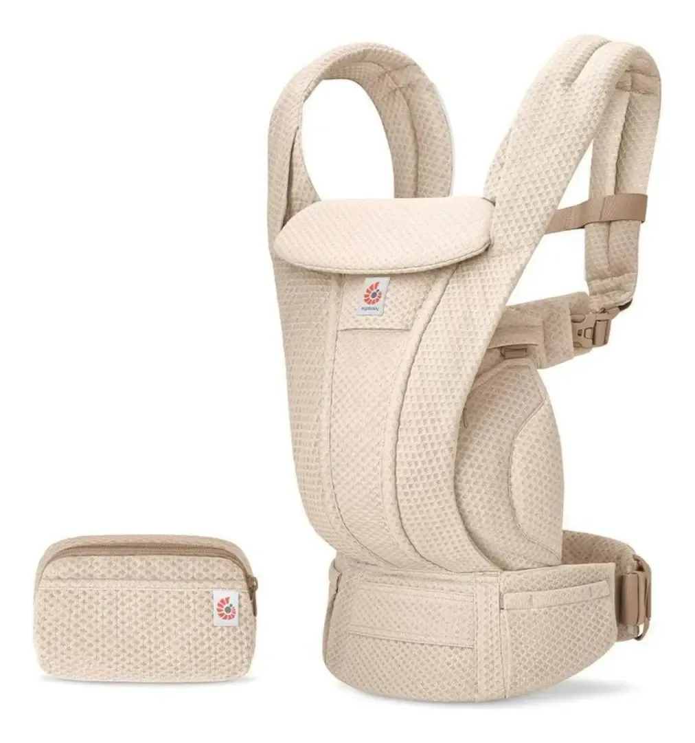 Canguru Carregador De Bebê Ergonômico Deluxemesh Bg Ergobaby Bege
