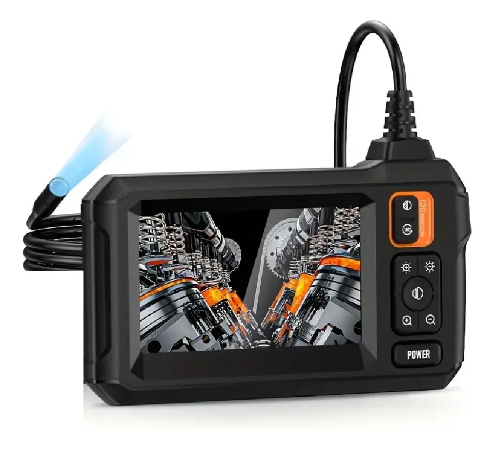 Câmera de endoscópio HD impermeável de 8 mm e 1 m para endoscópio 21import