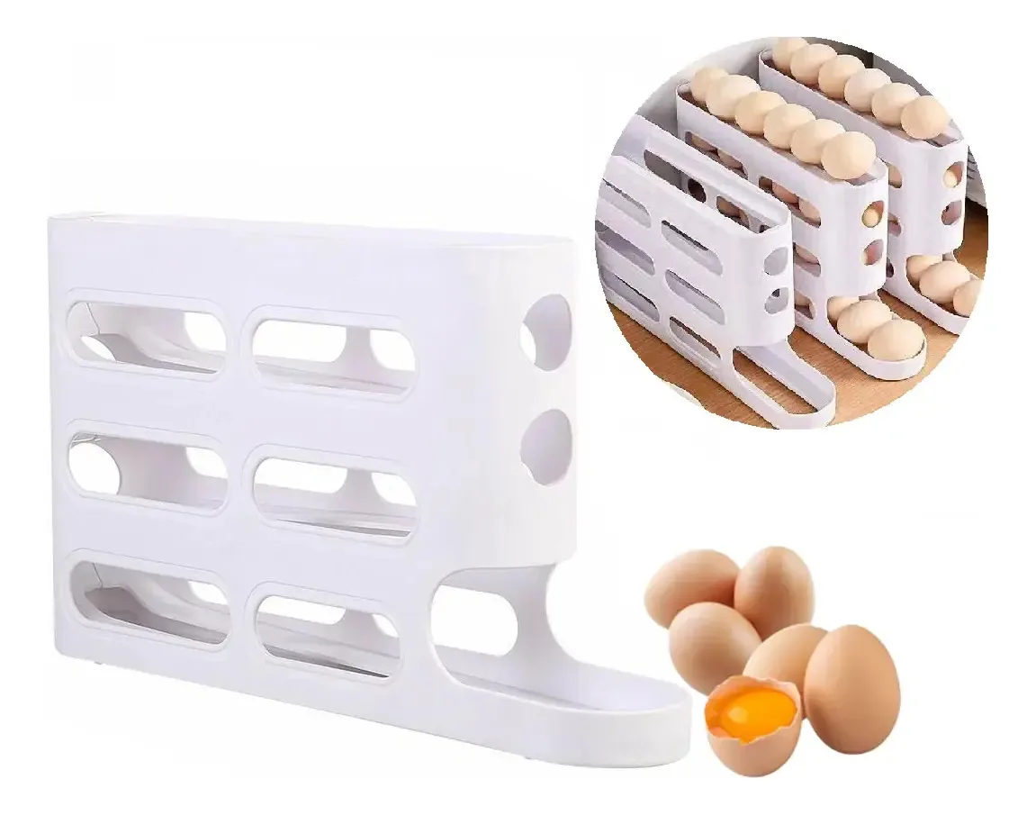 Organizador de ovos prático e dispensador de porta-ovos 26u