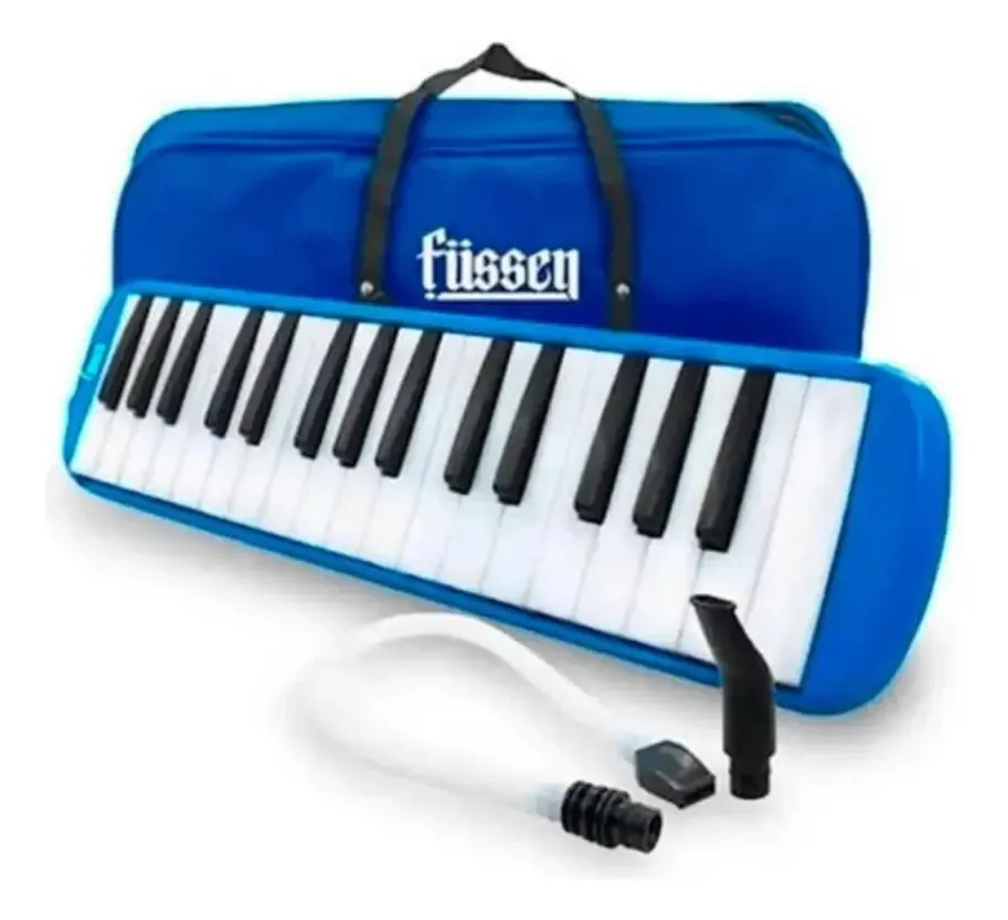 Melódica 32 Notas Con Estuche Azul Füssen