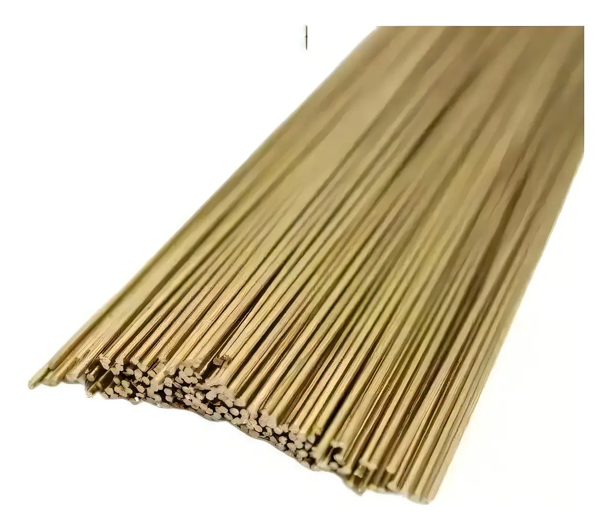 Bastão de silicone para batucada, par de varetas brancas