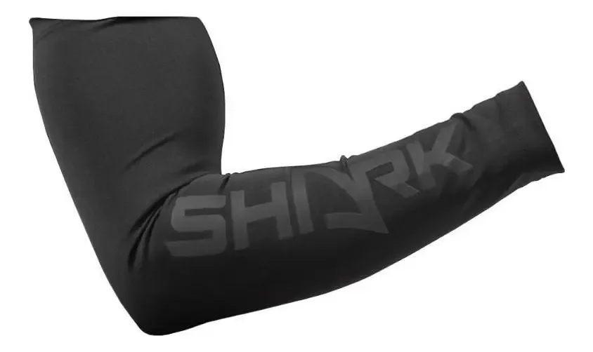 Manguito Compression Shark Individual Alta Compressão Cor Preto Tamanho G