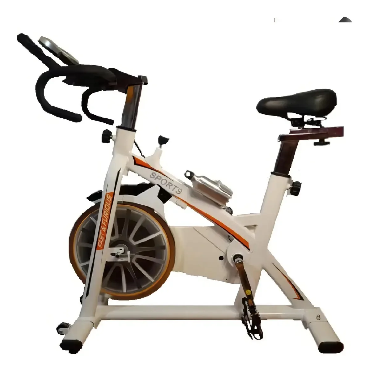 Bicicleta giratória branca Ak Sport
