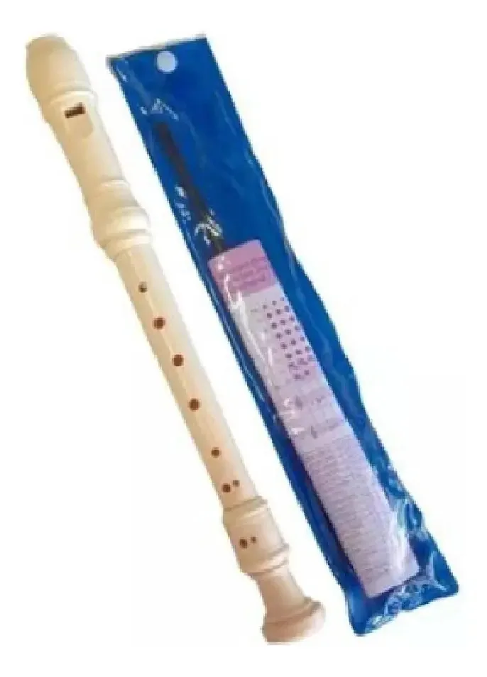 Flauta escolar com limpador | Todoaudio Chile