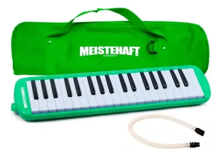 Melódica 37 Notes Green com estojo Meistehaft