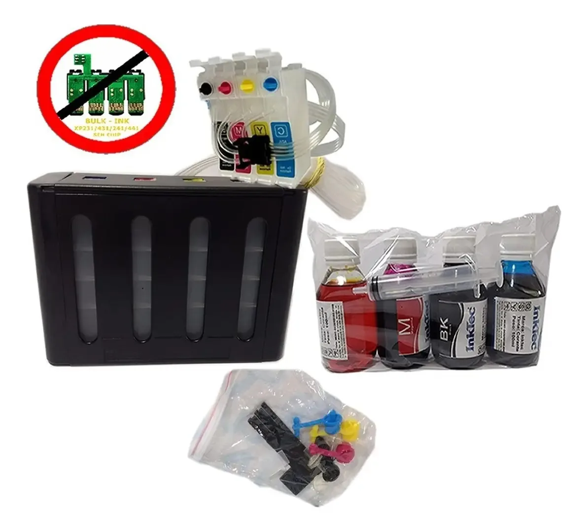 Bulk Ink Xp241 Xp231 Xp431 Xp441+ Tinta + Economia