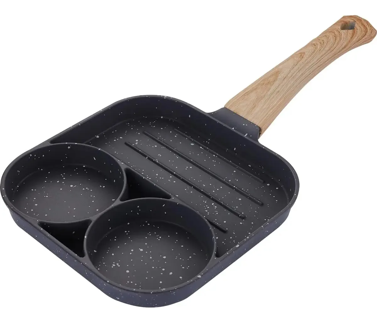 Frigideira antiaderente para ovos fritos, carnes e panquecas