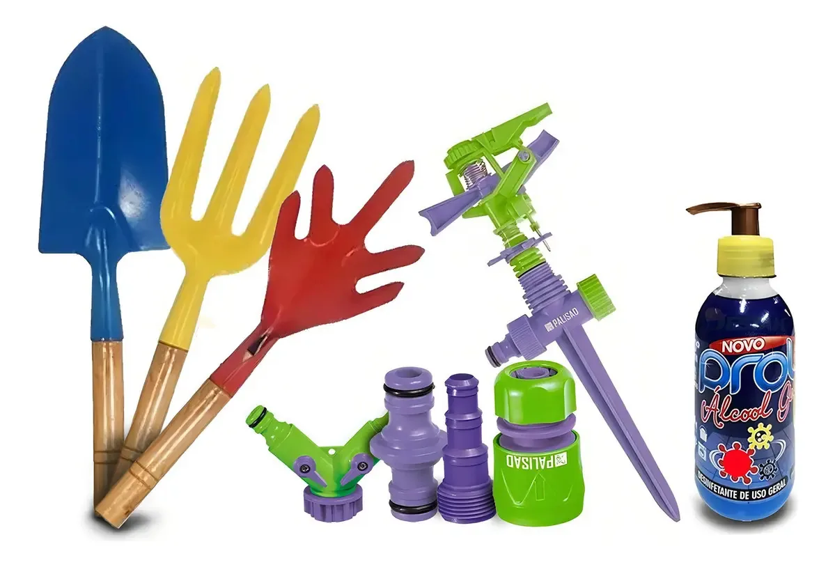 Aspersor Para Irrigação Conector 123útil Kit Jardinagem