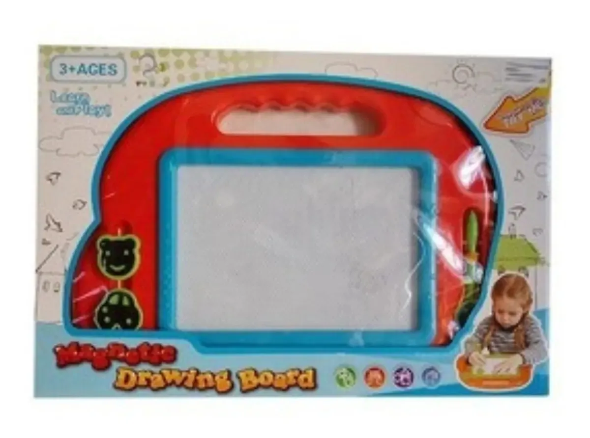 Quadro magnético vermelho grande