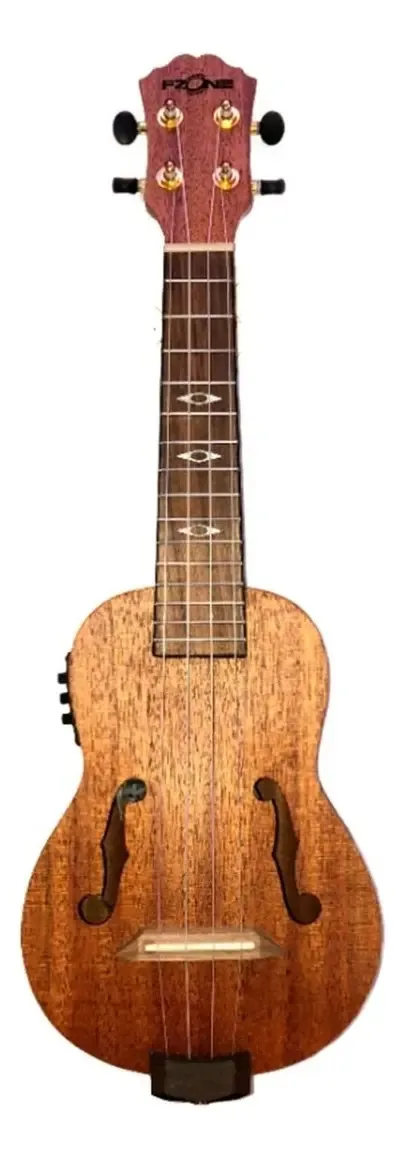 Ukulele soprano eletroacústico Fzone Fzu31eq cor marrom