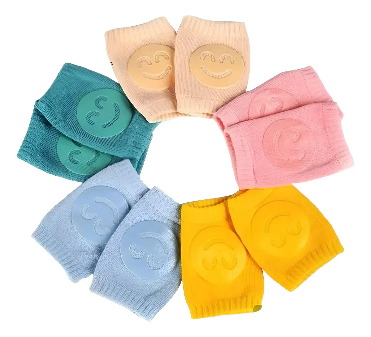 Joelheiras antiderrapantes X12, proteção para bebês e meninos