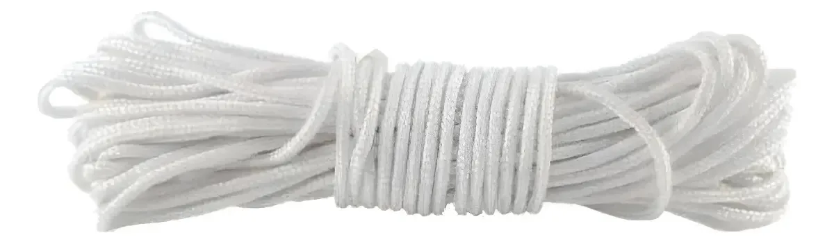 Corda Polipropileno Trançada Cordas Pampa 8mm 50m Branco