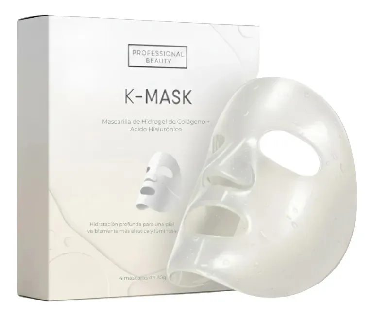 Kit X4 Máscaras de Hidrogel Tipo Coreano Antiedad Hidratante