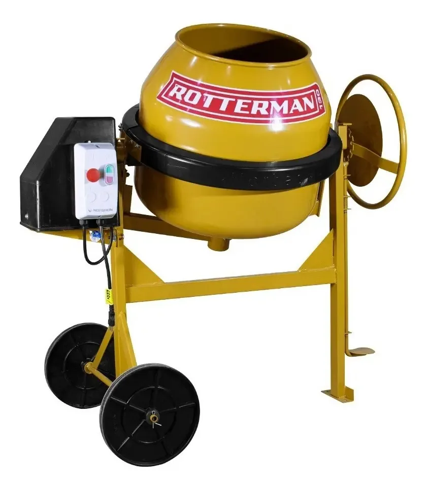 Betoneira 130 Litros Com Motor E Chave Nr12 Rotterman