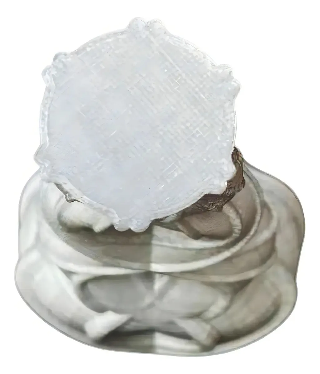Vaso Decorativo Detalhado Fita Prata Bugingaria