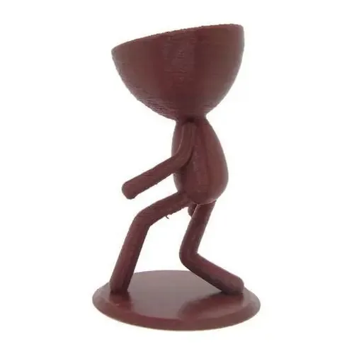 Vaso Decorativo Bob Dançarino Ii Bordô Bugingaria