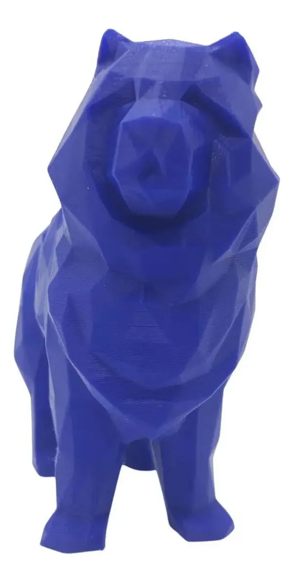 Objeto Decorativo Chowchow Azul Bugingaria