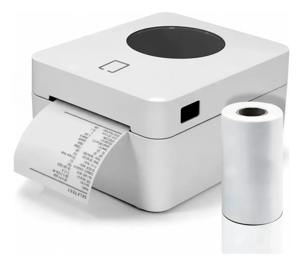 Impressora De Etiqueta Térmica Correios Usb + Rolo 10x15 Cor Branco
