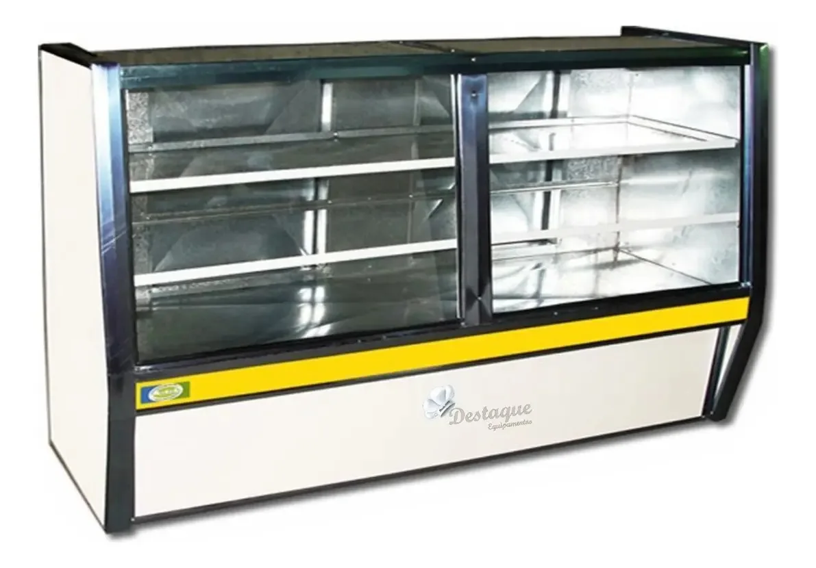 Balcão Refrigerado Expositor 1,25 P Bebidas Vitrine Reto