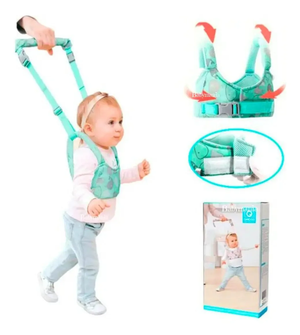 Arnês para bebês First Steps Green