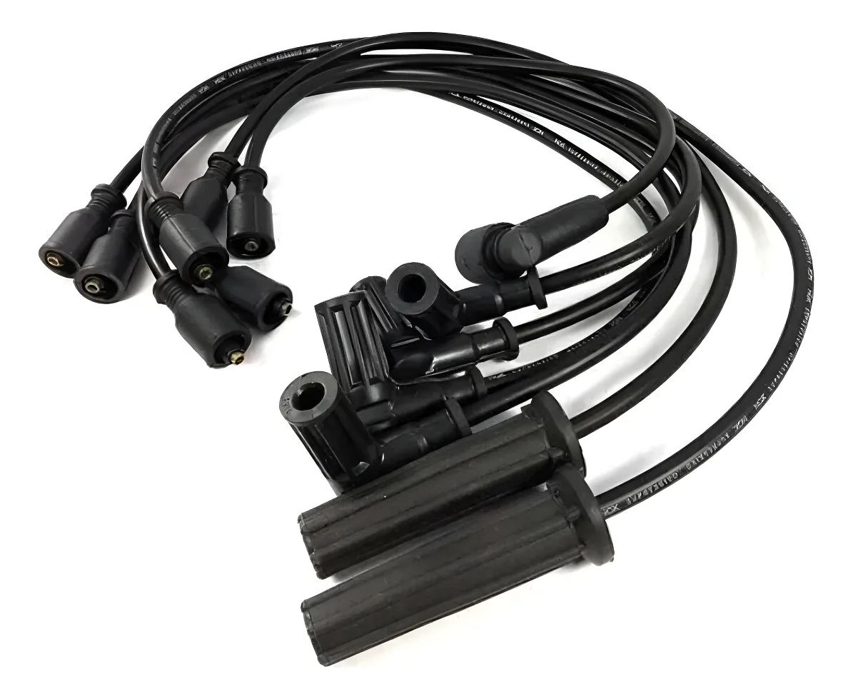 Cabos Ignição Blazer 4.3 V6 S10 4.3 V6 Gnv 8mm Preto