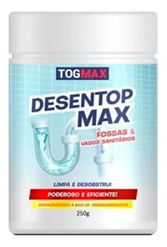 Desentupidor Privada Banheiros Pias Canos 250g Tog Max