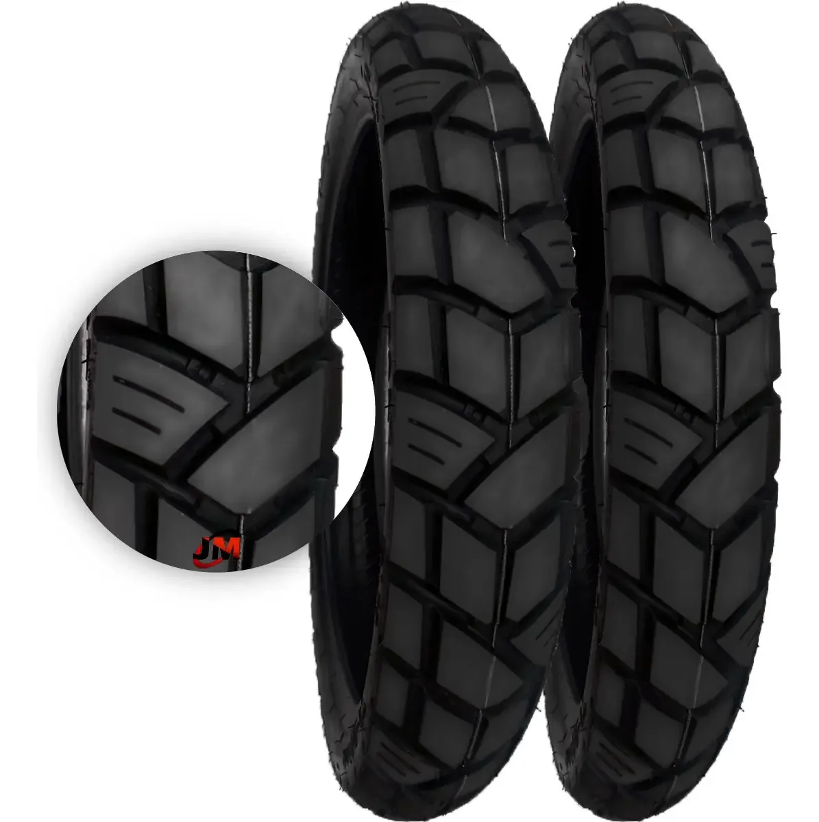 Pneus 120/80-17 e 90/90-17 Kenda K6309 Tl
