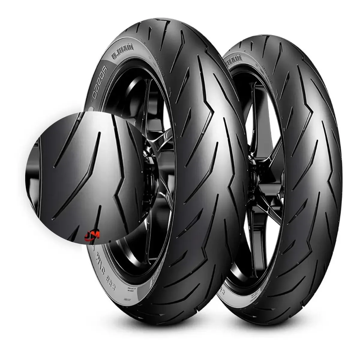 Pneus 140/70-17 e 100/80-17 Pirelli Diablo Rosso Sport Tl