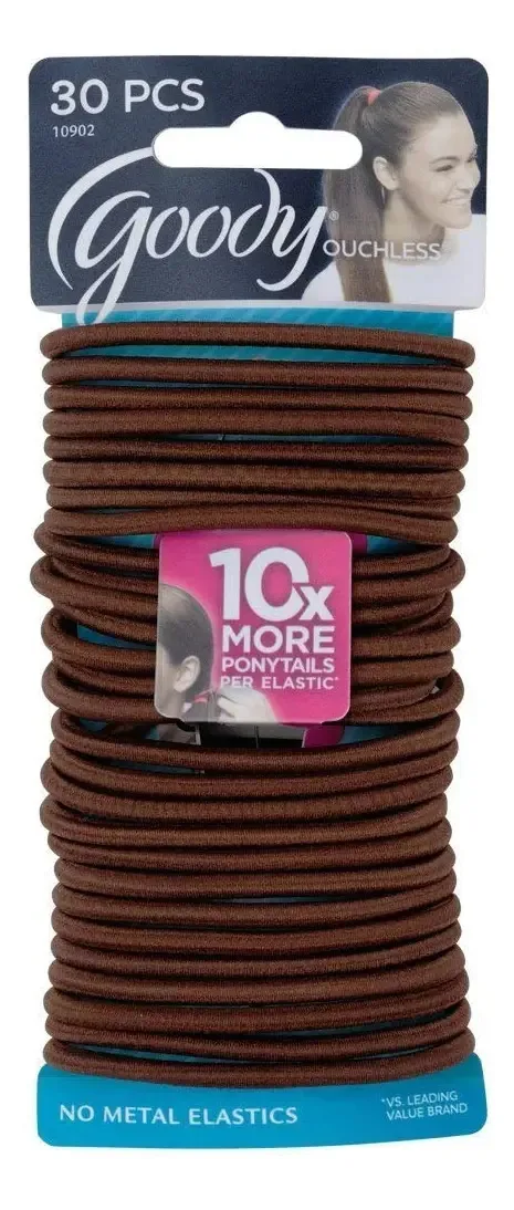 Elásticos de 5/32 polegadas sem metal, pacote com 90