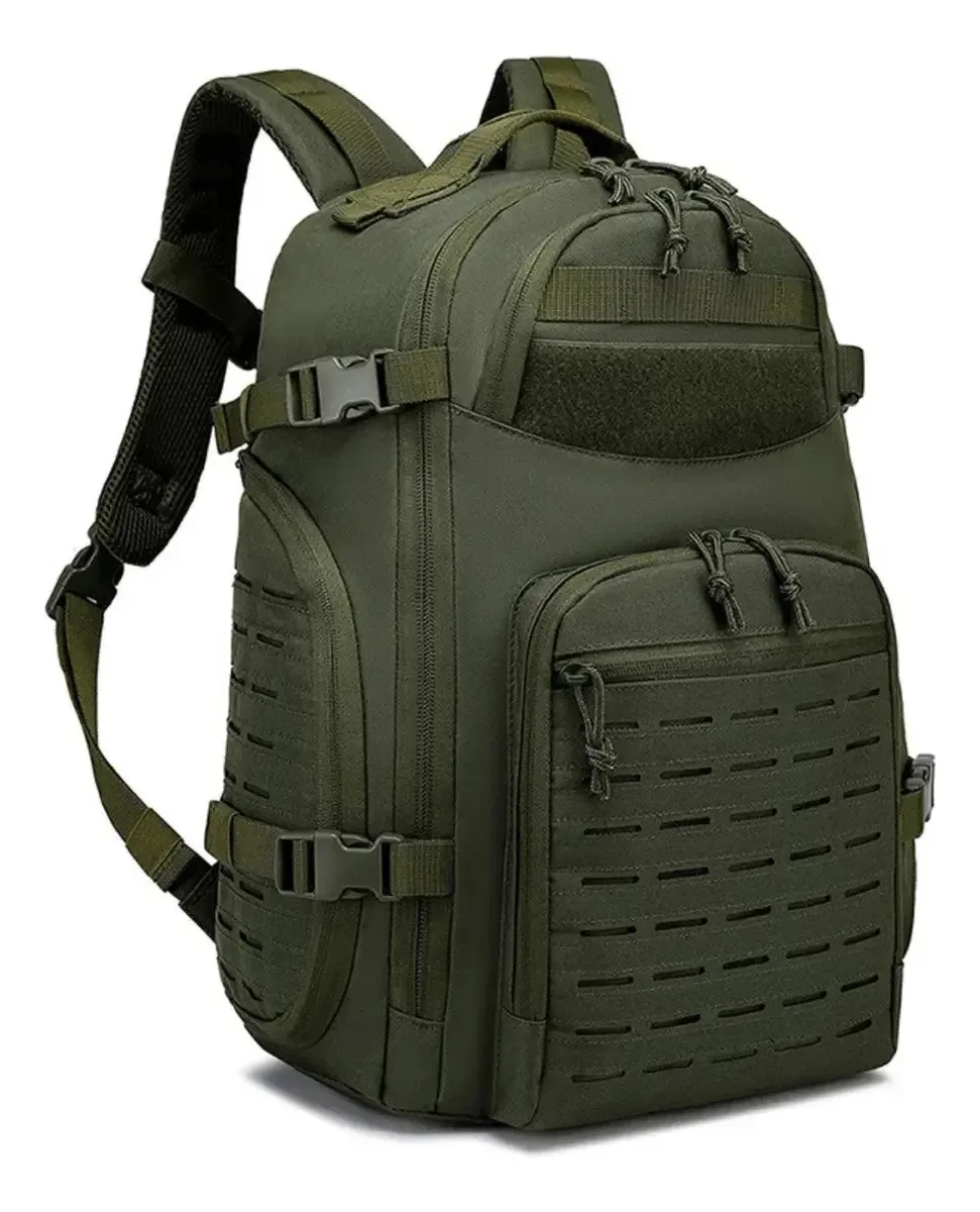 Mochila Militar Tatica Do Exército Bolsa Tatica Masculina W4 Cor Verde