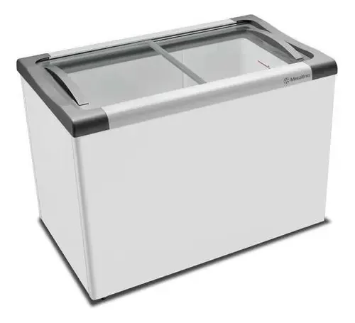 Congelador Metalfrio Tampo Deslizante Vidro 284lts