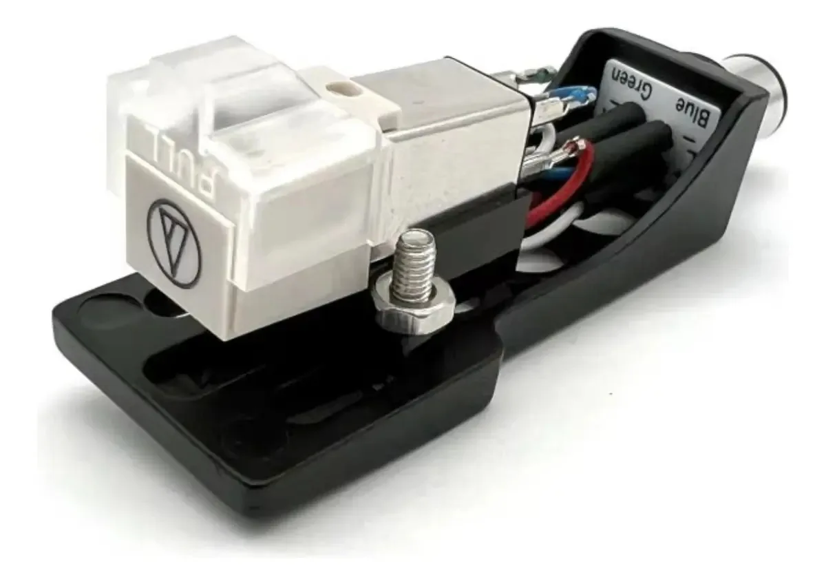 Headshell Compativel Toca Discos Sony Mod Pst 20 Bs Capsula Agulha Cônica At3600 Nt