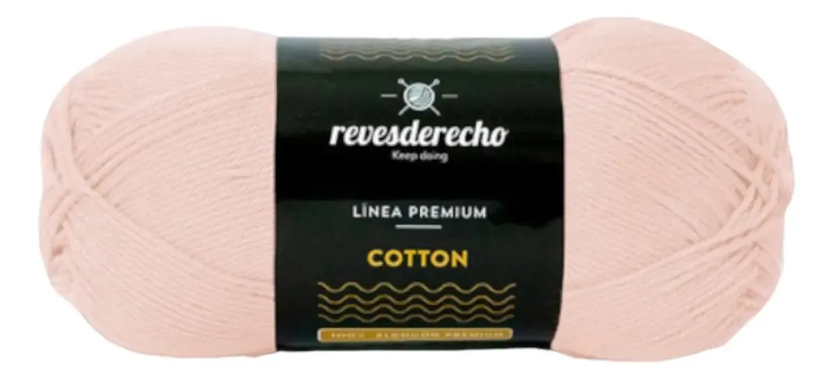 Pacote de 3 algodões/algodão premium com encosto direito 100 grs Color Nude 0122