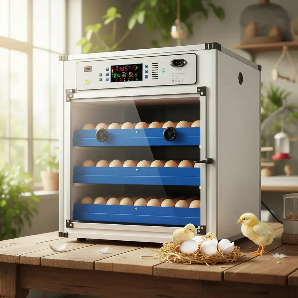 Incubadoras automáticas de 204 ovos, incubadora automática